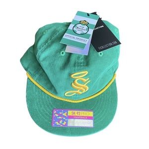 NWT Fan Ink Santos Laguna SK-93 Pro Snow Beach Strapback Hat Cap Corduroy SAMPLE